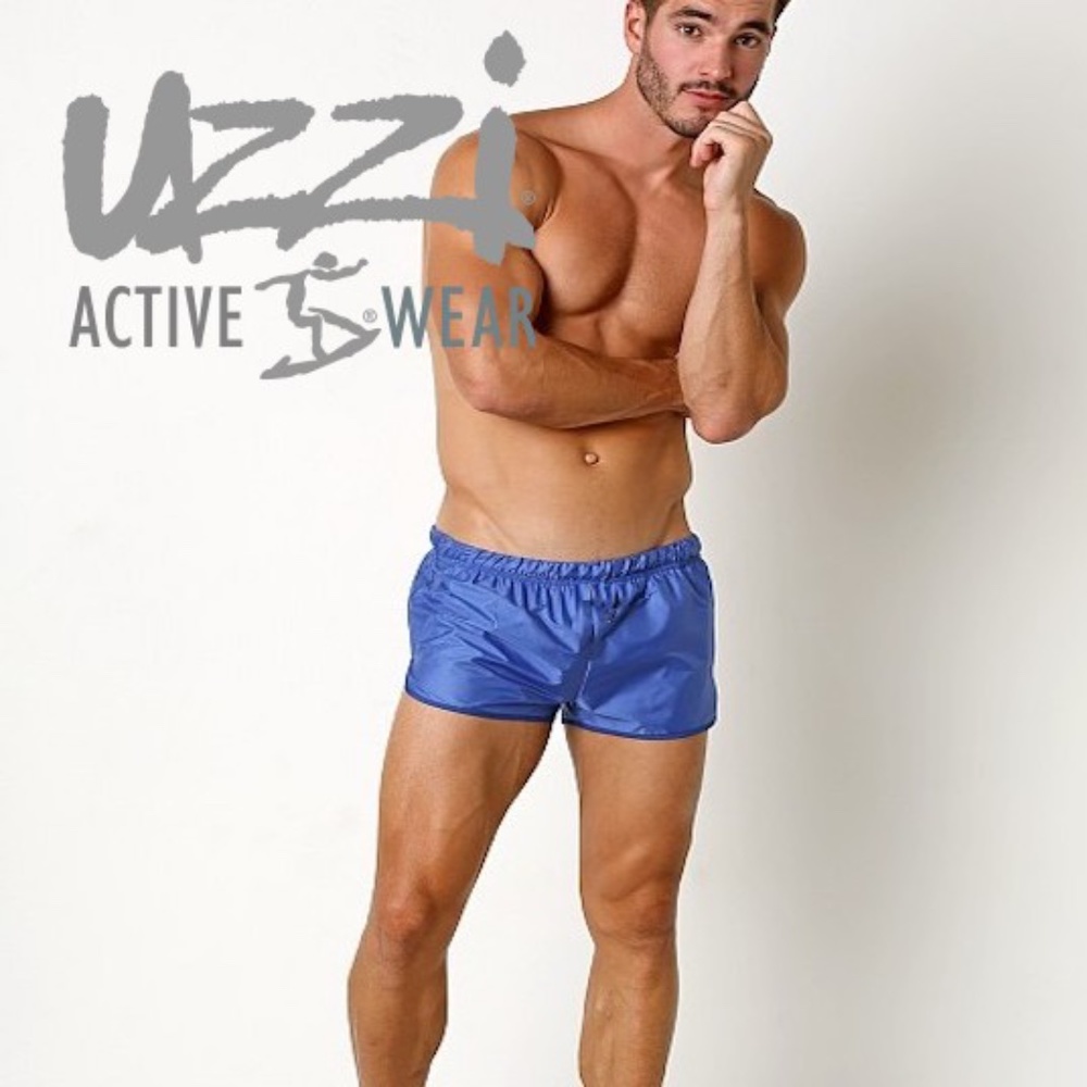 Uzzi Retro Swim Trunks Medium 100% Nylon Lined